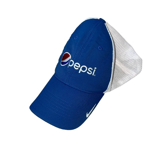 Nike Other - Nike Golf Pepsi embroidered logo fitted hat trucker ball cap red/blue